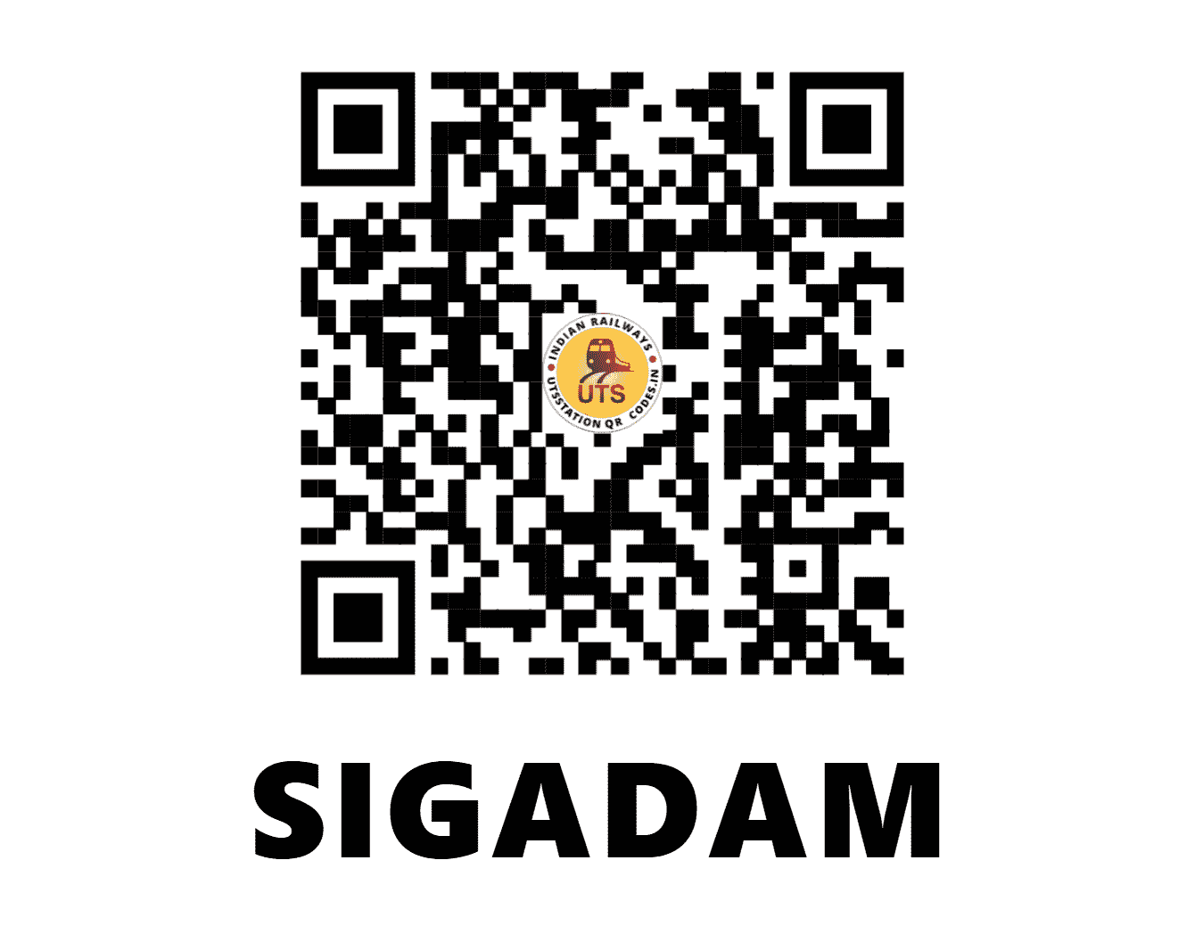 UTS QR Code for SIGADAM - SGDM (EO - ANDHRA PRADESH)